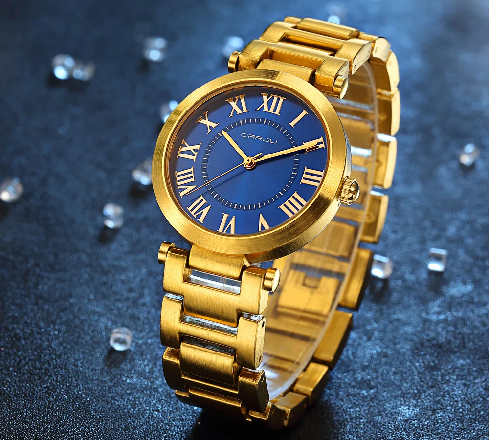crrju official store shopping online gift beautiful girl latest hand  wrist Quartz watch