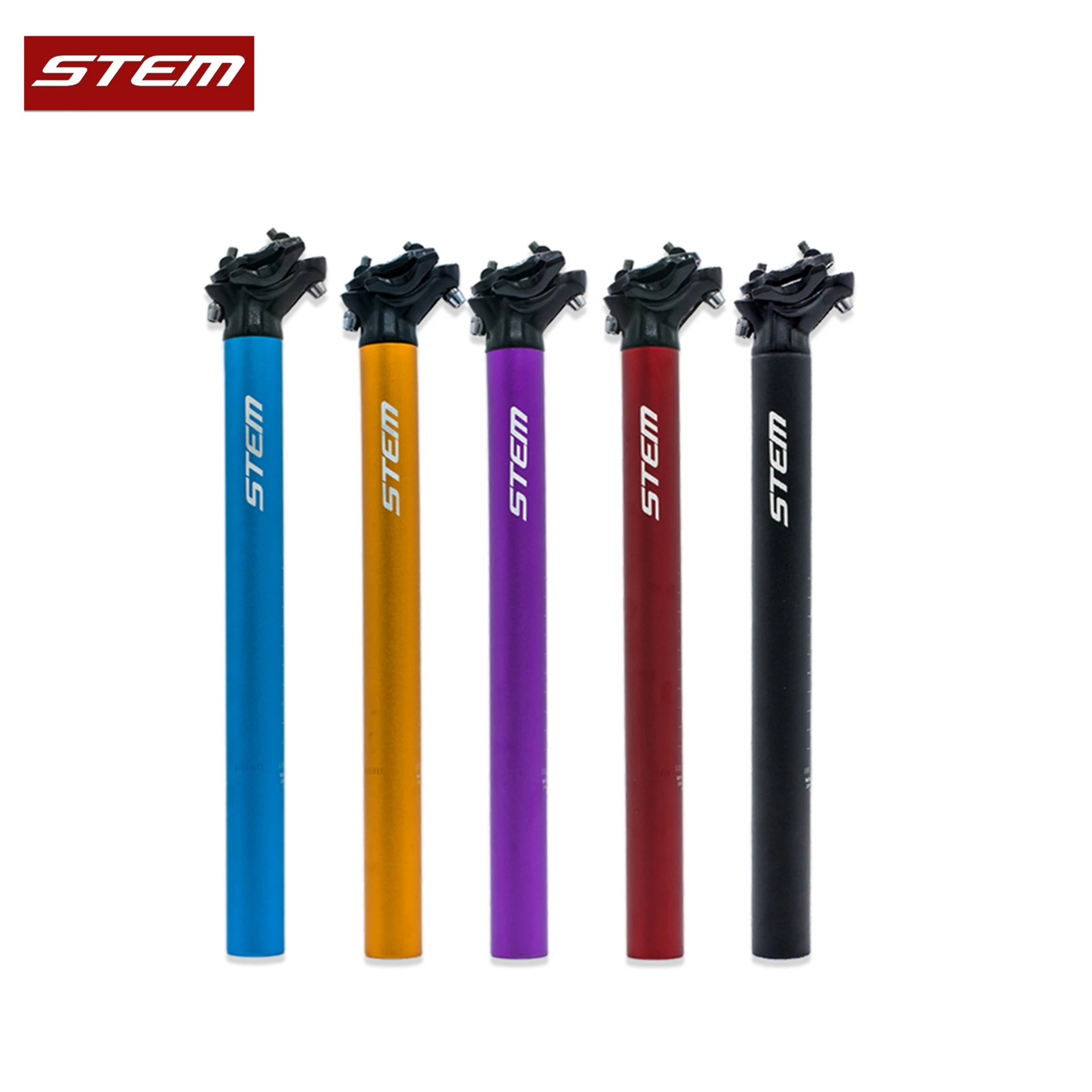 Peralatan Cina Bagian Sepeda Aluminium Alloy Seatpost Tabung 300/350/400Mm Panjang MTB Jalan Gunung Sepeda Seat Post Tabung