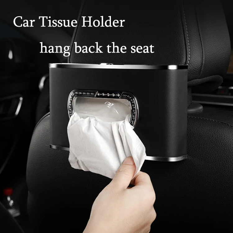 Multi-Function Car Creative Tissue Box Car Armrest Box Car Temporary Parking Number
