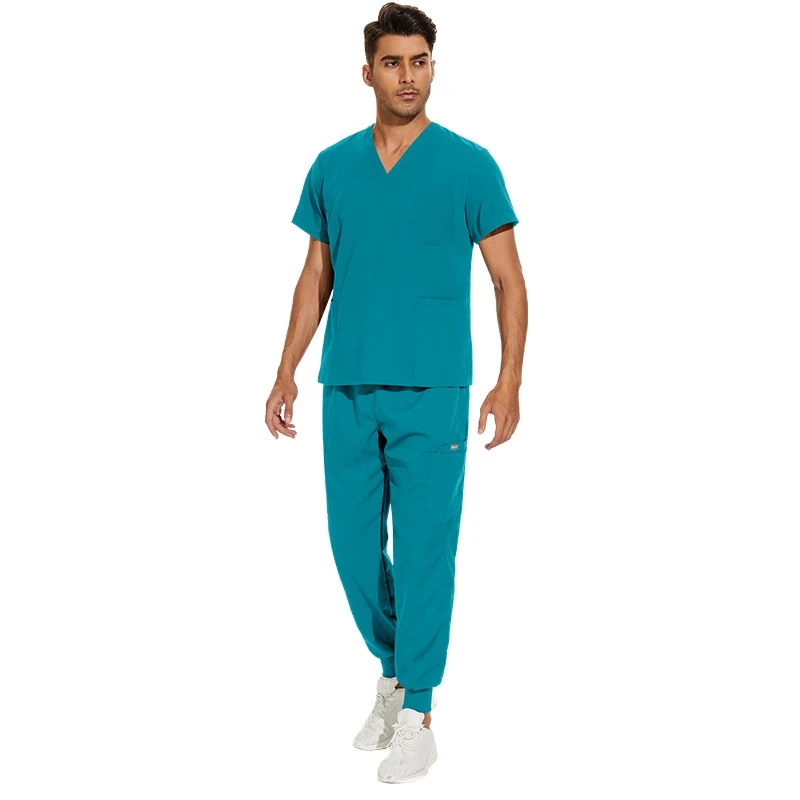 Operating room short-sleeved hand-washing clothing for male and female nurses Surgeon isolation gown, overalls, care uniform