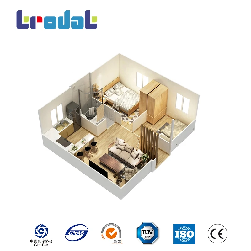 Customized Prefab Container House for Construction Site