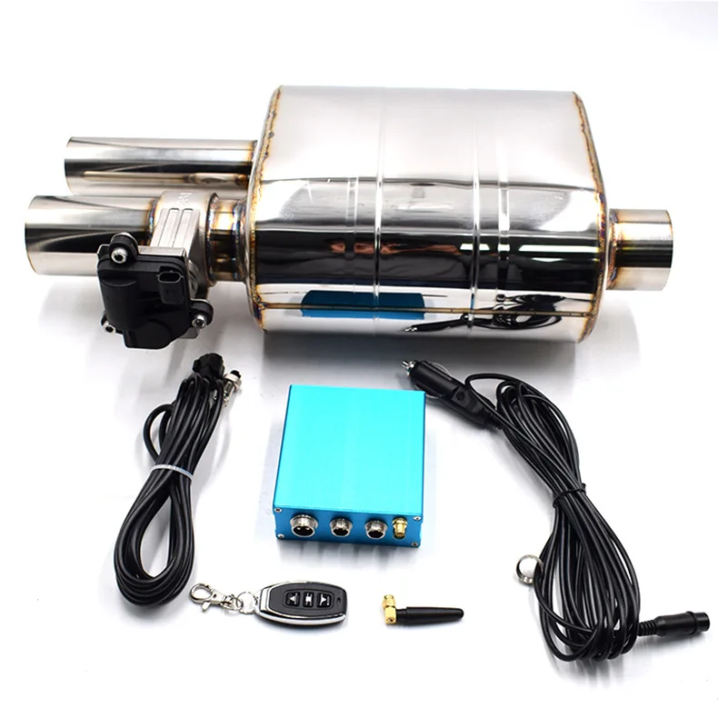 Auto Exhaust Valve Fine Tuning H-Type Single Input Single Output Electric Valve Drum Modification Accessories