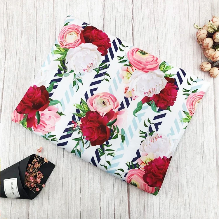 Stretch Waterproof Breathable Fabric Custom Printed PUL Fabric for Baby Diapers