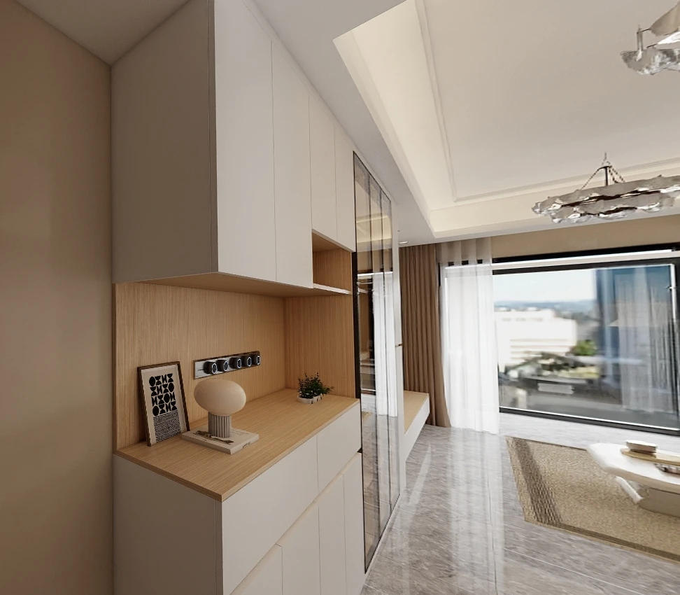 2024 High quality sideboard with storage Modern cutlery kitchen cabinet with drawers and shelves