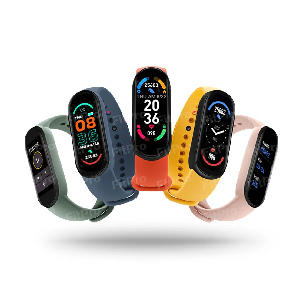 2021 NEW M6 Sport Wristband Fitness Tracker Smart Bracelet Heart Rate Blood Pressure Monitor band M5 smart