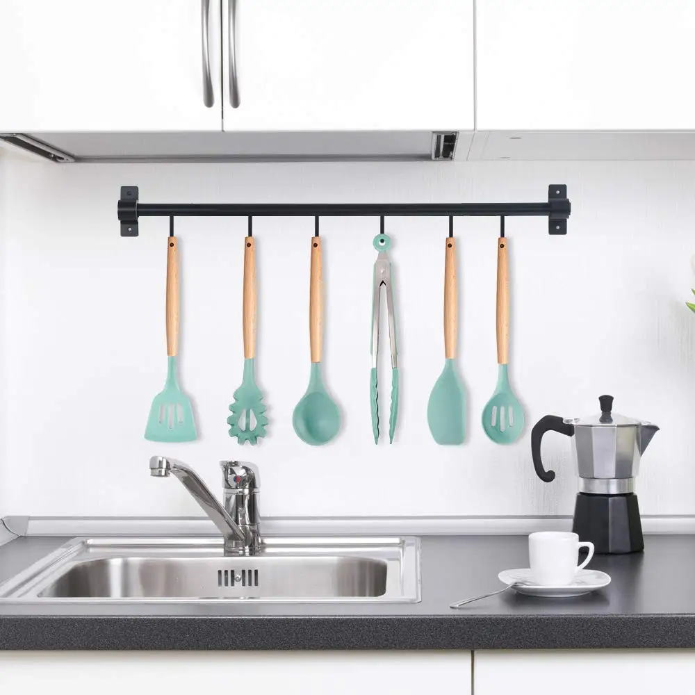 Wholesale Tools Restaurant Kitchen Gadgets Cuisine home Utensils 12pcs Kitchen Accessories 2023 Silicone Cooking Utensil Set