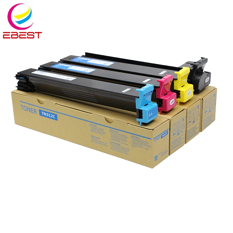 EBEST China Factory Compatible TN312 for Konica Minolta TN-312 Bizhub C300 C352 Copier Color Toner Cartridge