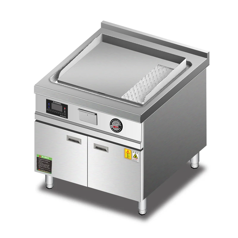 Commercial Electric Gas BBQ Barbecue Steak Cooking Black Hot Lava Rock Stone Grill Plate Griller Griddle Machine sale