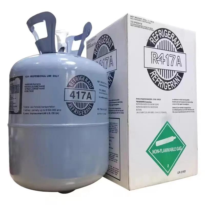 High quality and low price purity 99.9% 11.3kg R417A hot selling refrigerant gas