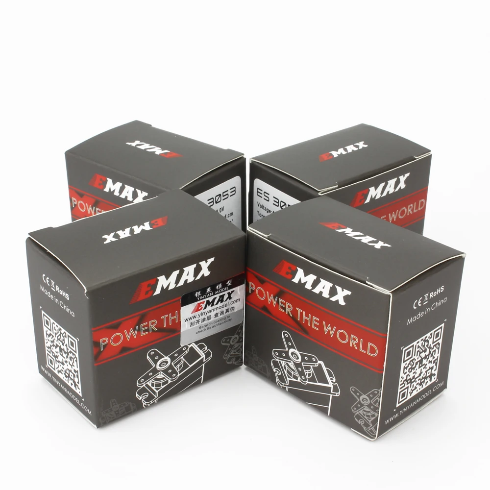 
Factory Price Emax ES3004 20g 3.5kg 0.15 sec Metal Gear Analog Servo 