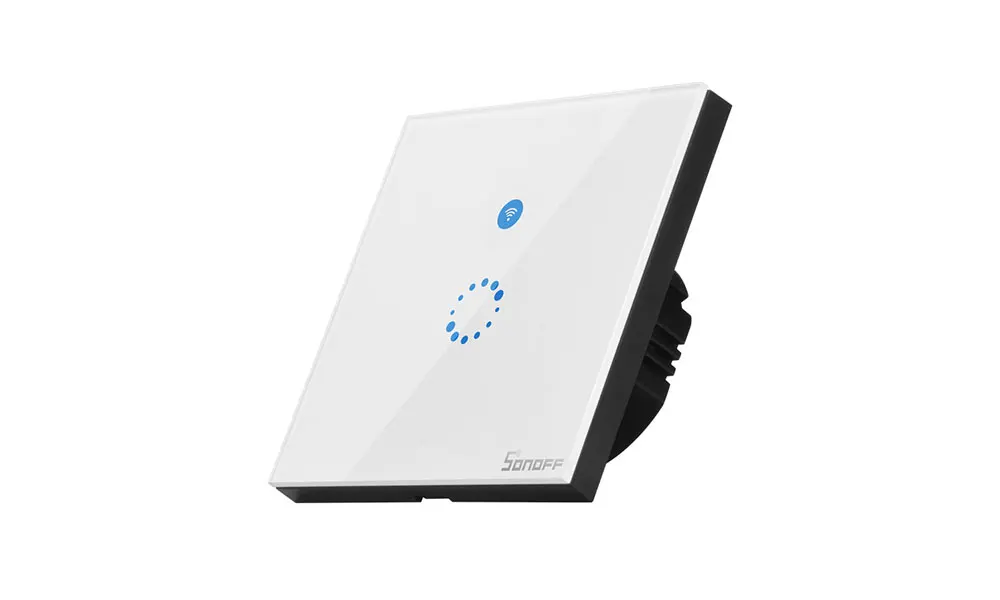 Newest Sonoff T4EU1C Wall Wifi Smart Touch Switch No Neutral Wire Required Operate via eWeLink Support Alexa Google Home IFTTT