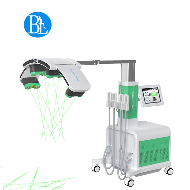 EMS Cryo Pads 10d Green Red Laser Fat Removal Machines Laser Slimming Machine 10d Maxlipo System Lipo 532nm Green Light Laser