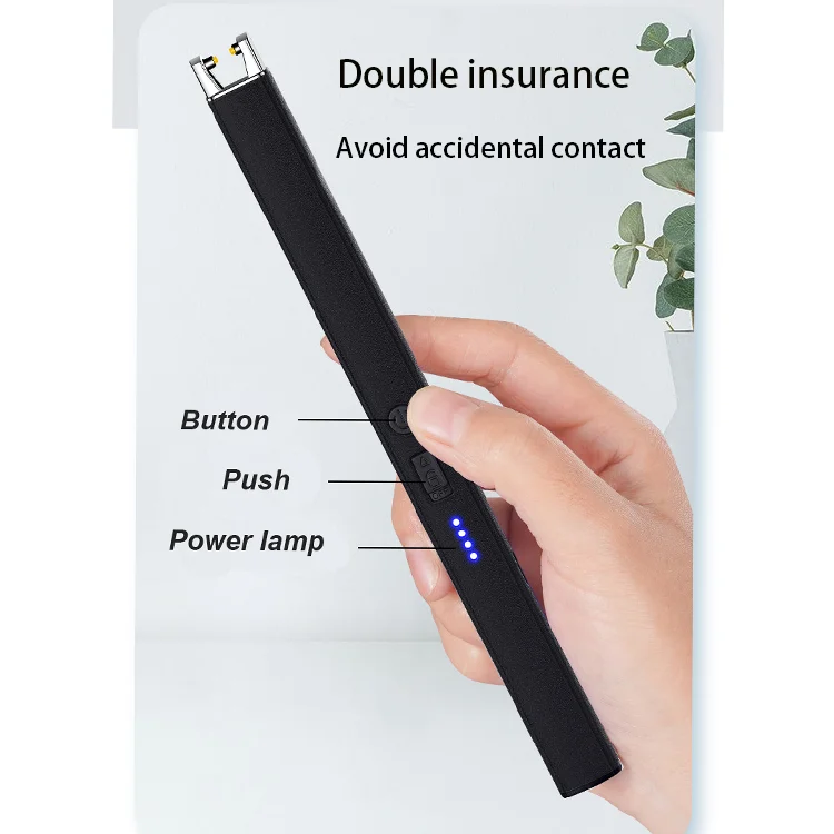 Portable Kitchen Electric Candle Lighter Arc Lighters Windproof Lighters For Scented Candles