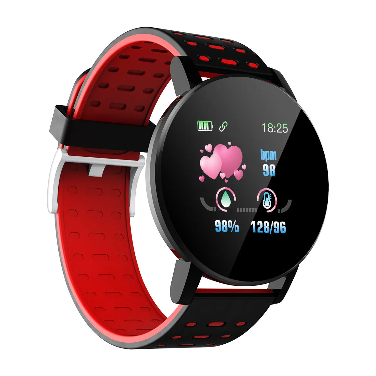 119 Plus Smart Bracelet Band Heart Rate Smart Watch Man Women Wristband Sports Fitness Bracelet Waterproof Smartwatch