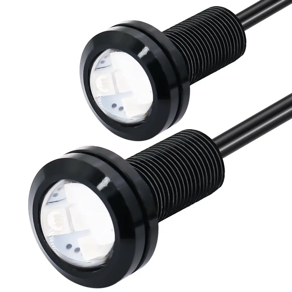 Round shaped super bright 5smd 3030 headlight system car accessories high brightness shows wide light bulb smart