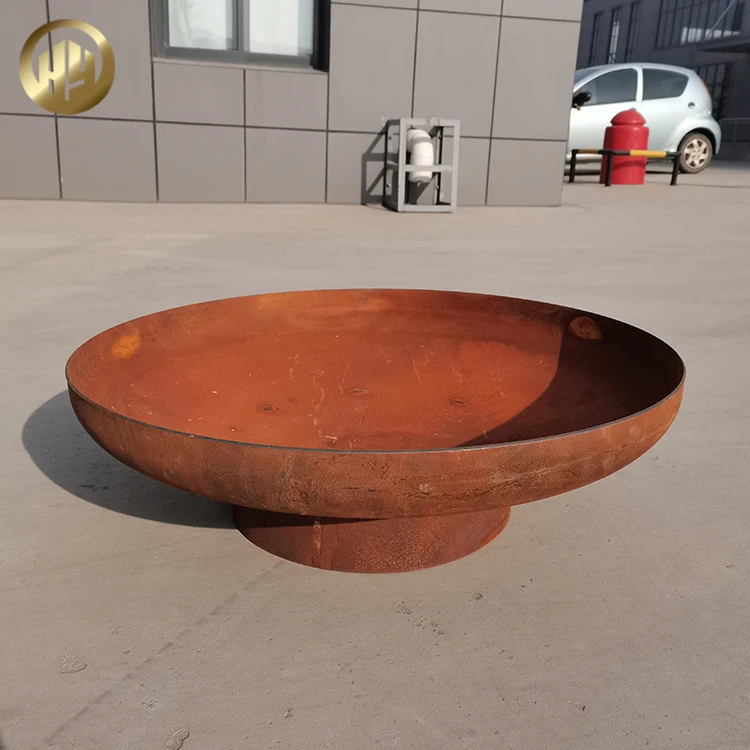 Indian Style Kadai Fire Pit Bowls for outdoor / Patio Steel Firepit