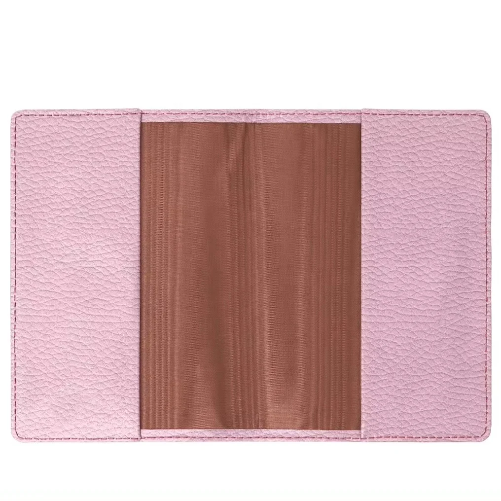 High Quality English PU Leather Card Holder Travel Accessory for Passport Document ID Card Other Documents