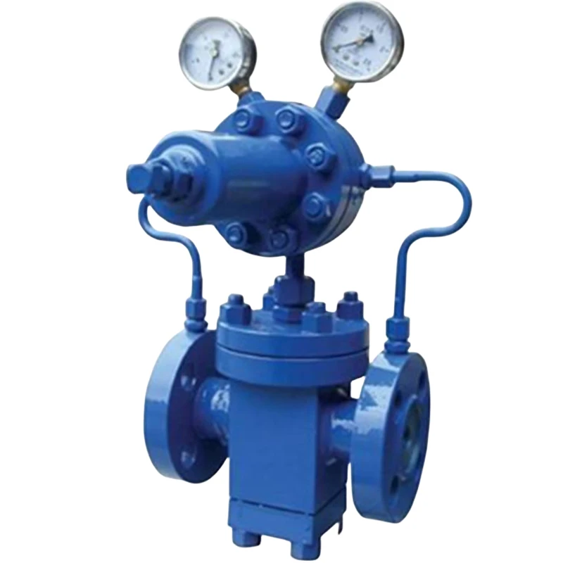 Flange Connection Straight Through Manual Adjustment Cast Steel High Pressure Gas Reducing Valve
