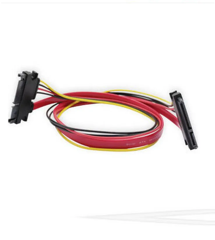 22 Pin 7 + 15 Male to Female Serial ATA SATA Data Power Extension Cable