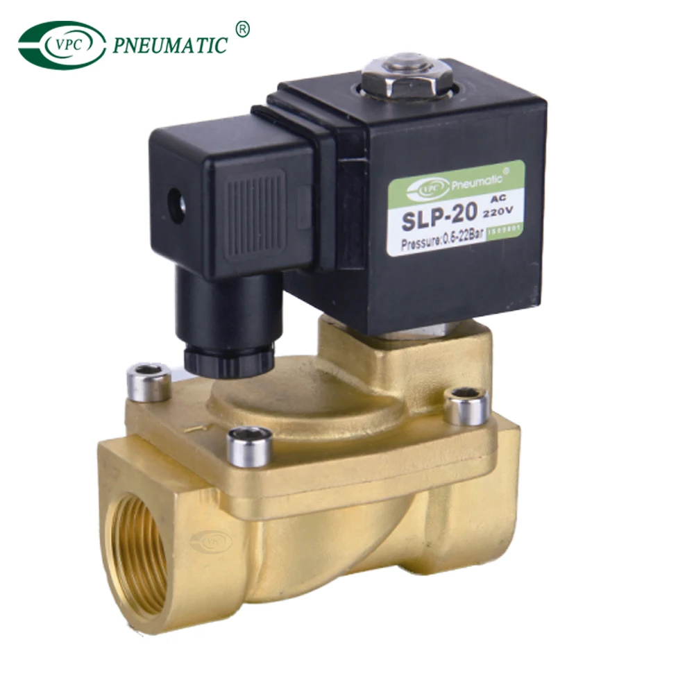 VPC China Valve Suppliers SLP 2/2 Way Brass Diaphragm Pneumatic Controle Valve / Valvula Solenoide