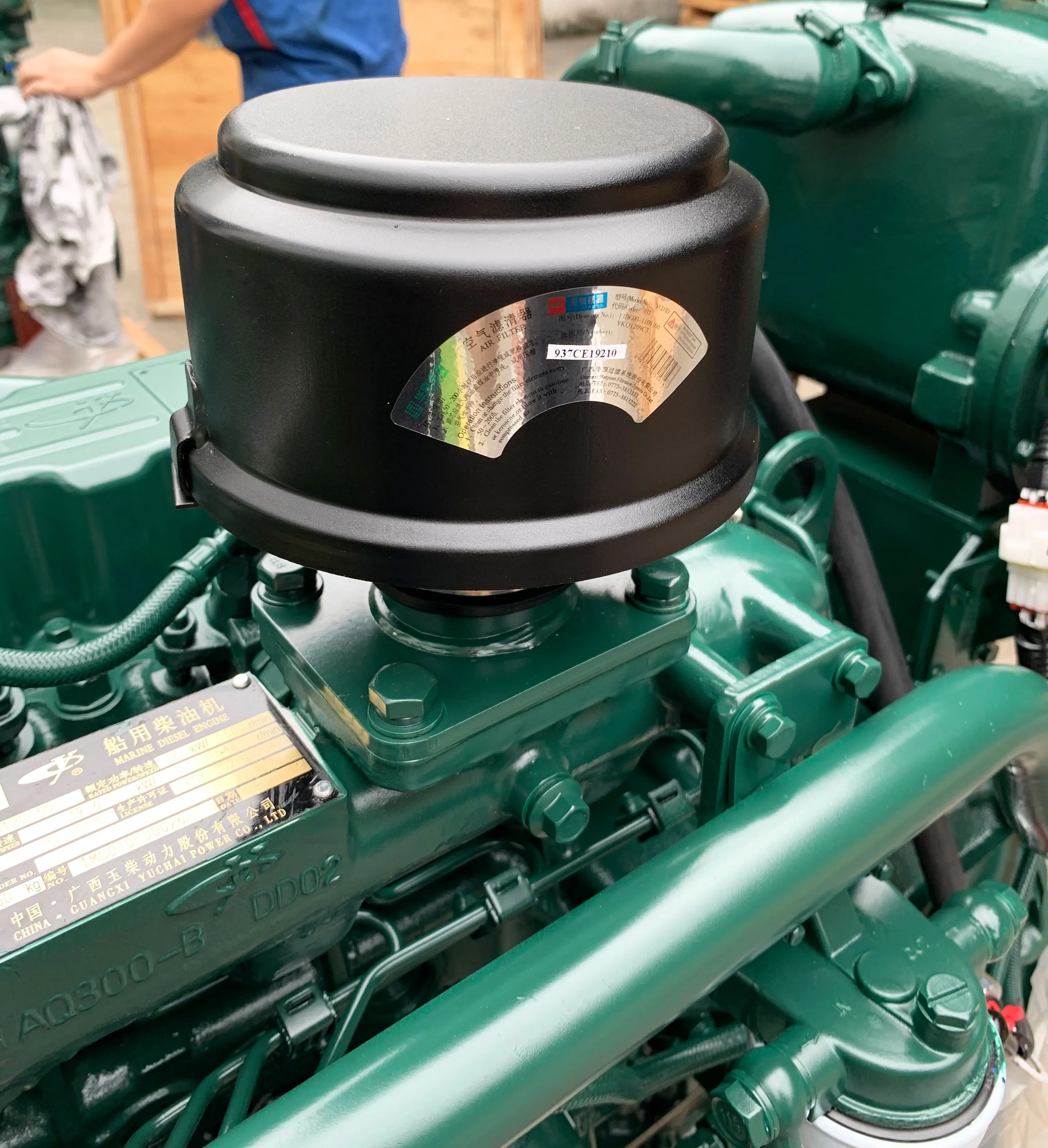  Судовой двигатель 40hp 50hp 60hp 4-тактный дизельный с водяным