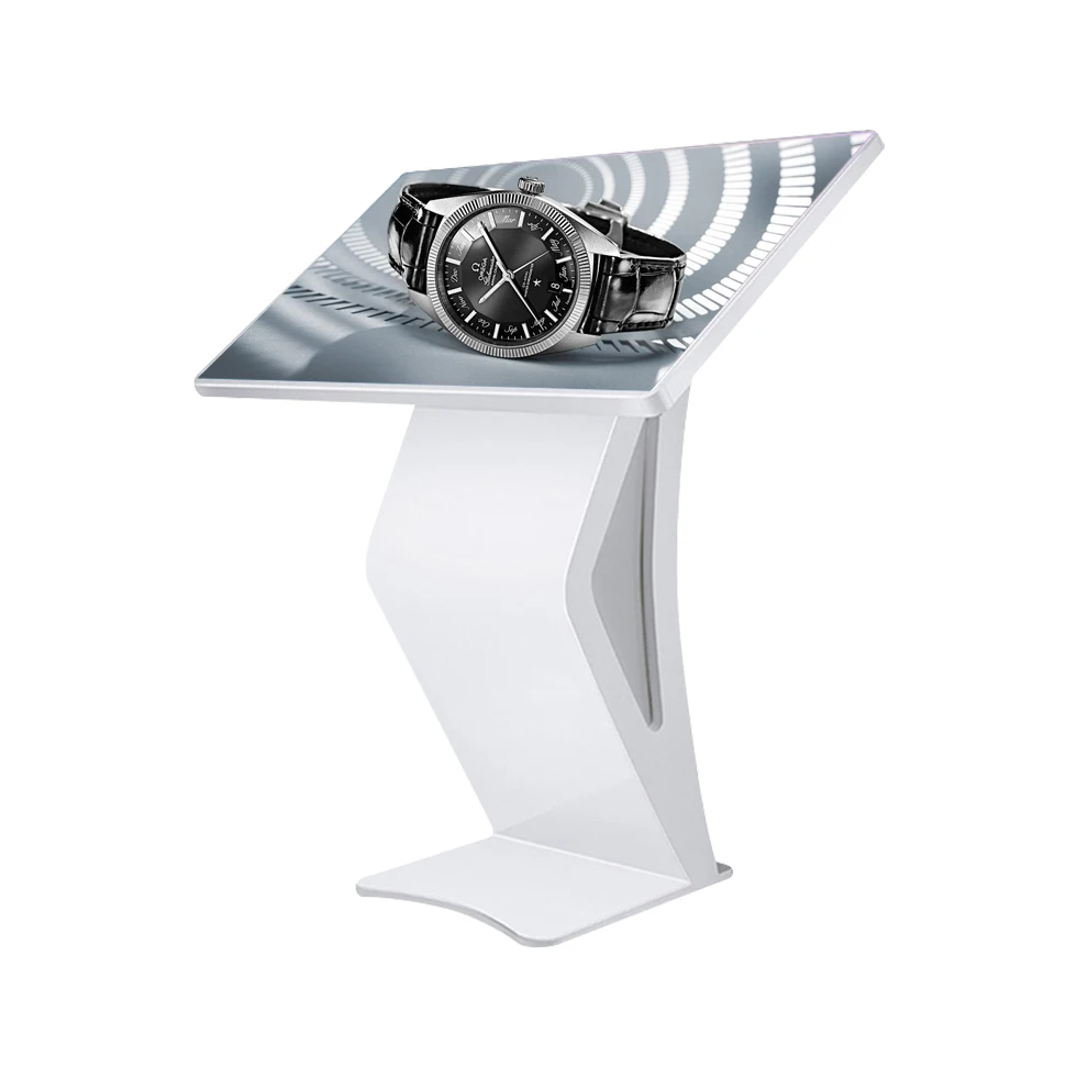 Horizontal advertising machine display query interactive touch machine ballon led lighted collectors showcase display acrylic