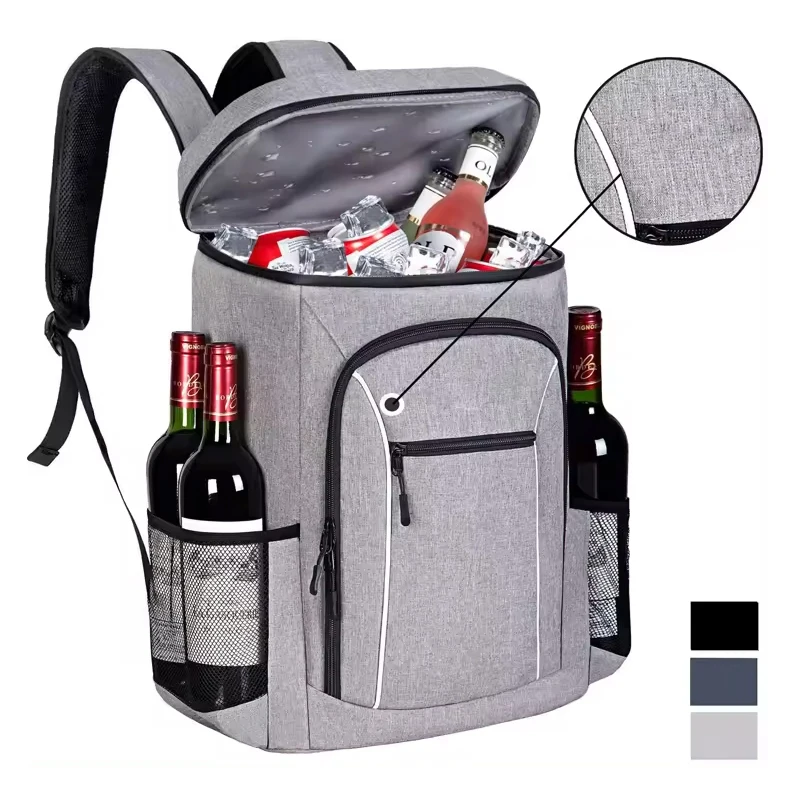 Custom Premium PEVA Golf Wine Beer Large Cooler Bag Outdoor Picnic Beach Camping Hiking Trips Insulated Cooler Backpack