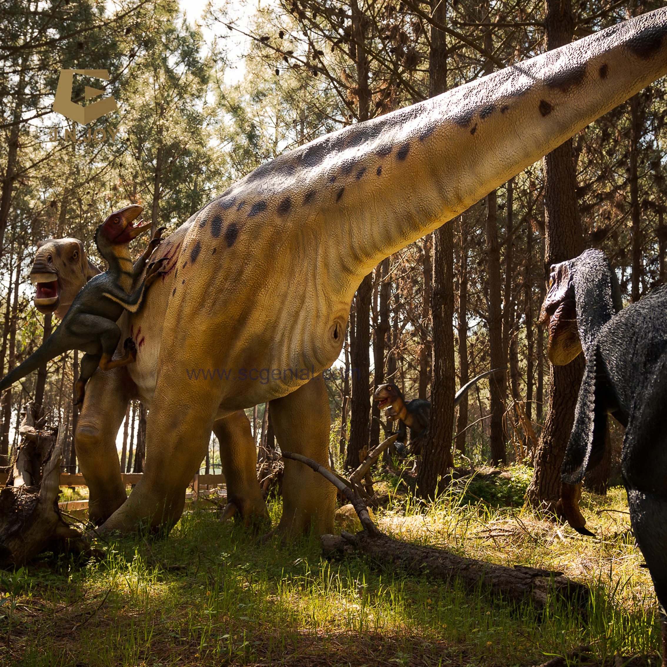 JNZM24  Professional Dinosaur Factory Made High Quality Simulated Tapejara Pterodactyl Dinosaur Animatronic Model
