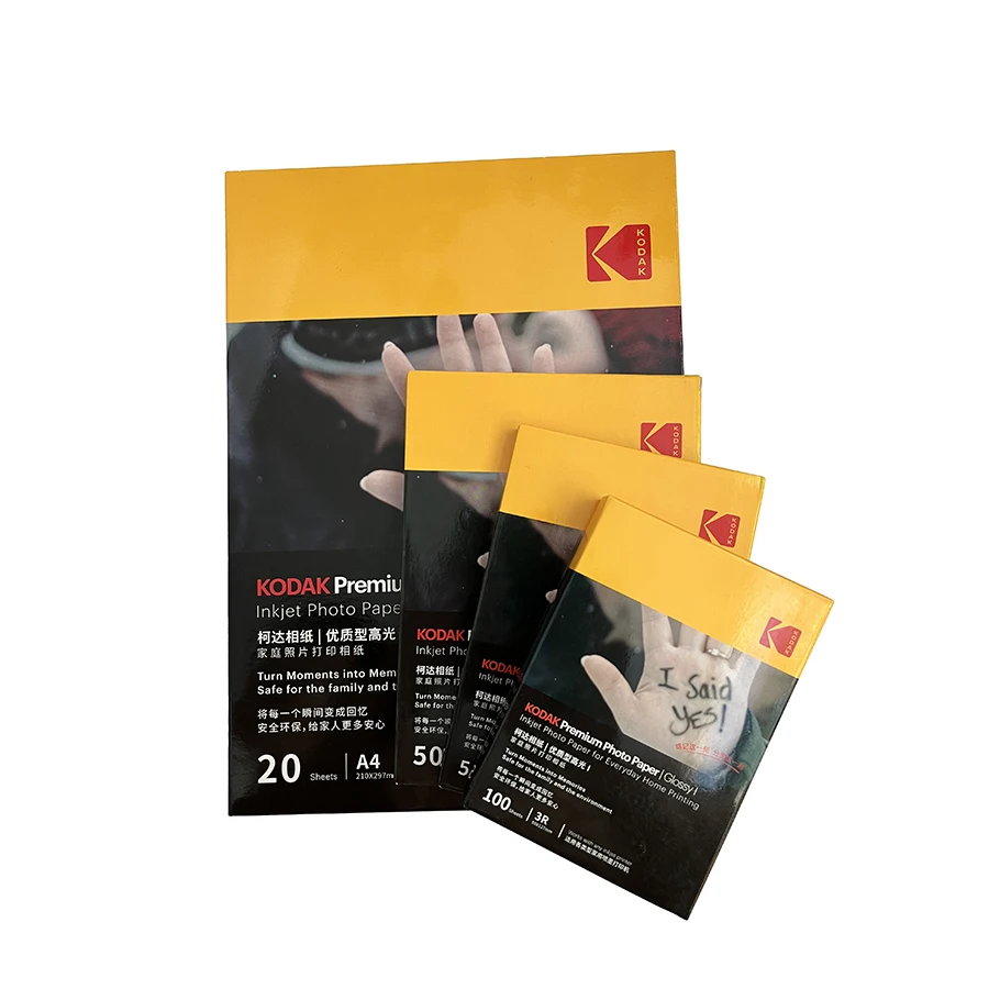 4R 152mm*102mm 260Gsm 100Pcs Glossy Matte Photo Paper Waterproof Rc Photo Paper High Gloss