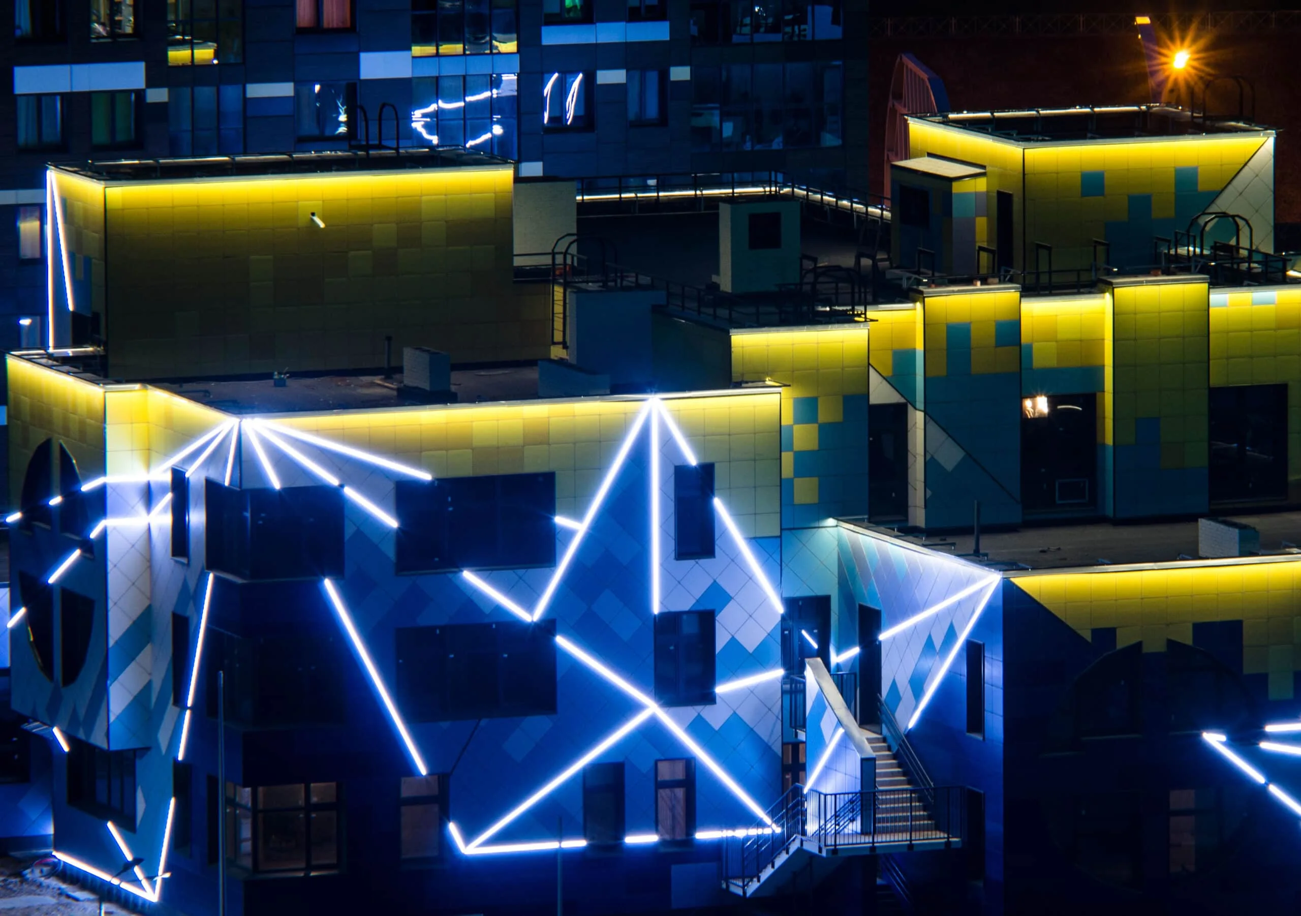 factory price Christmas Holiday Decoration IP66 Waterproof RGBIC LED led point light source for  Outdoor