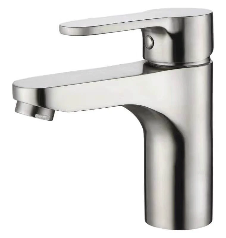 Basin Faucet SUS304 Stainless Steel Faucet Hot And Cold Water Wash Basin Faucet Bathroom Mixer Tap