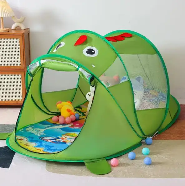 Hot Selling Indoor Outdoor Crawl Developmental Activity Kid Pop Up Camouflage Play Tent