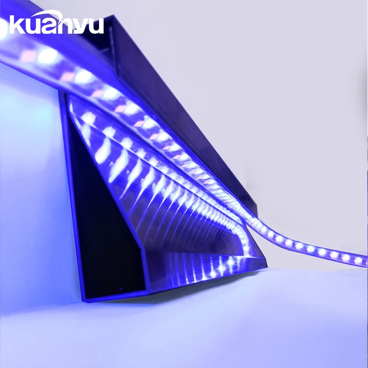 Gold Stainless Steel Skirting Baseboard Trim Baseboard Decorative For Wall Corner Strip Skirting Board With Led Light