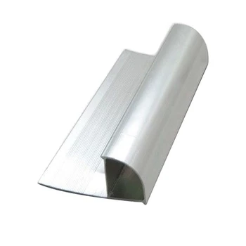 
Black extrusion aluminium profile curved inside corner edge aluminium tile trim profile 