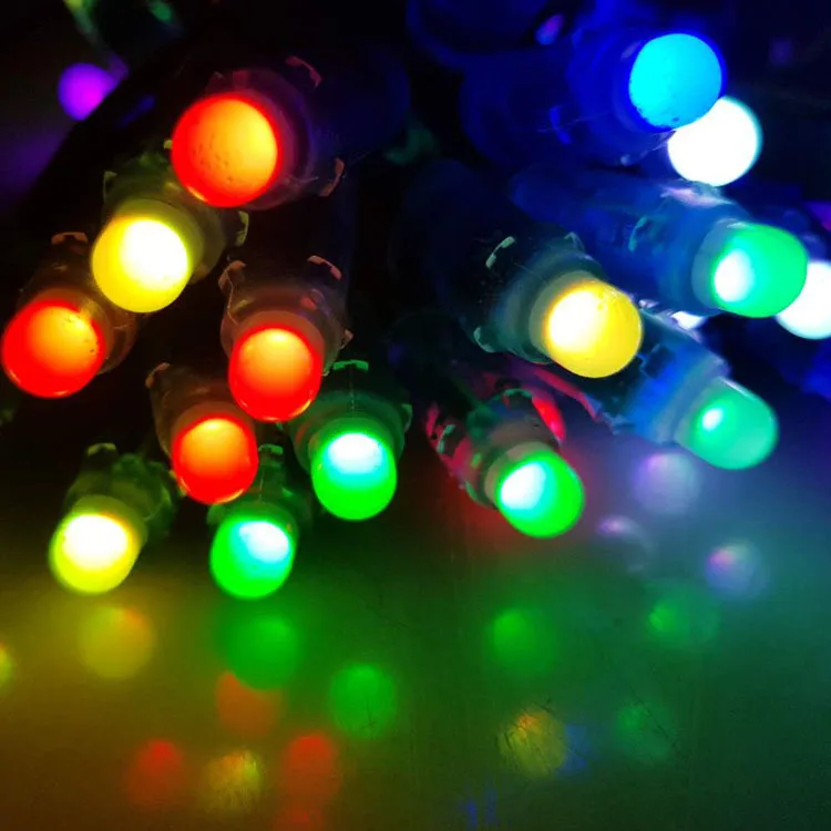 Hotselling Led Pixel Light Manufacture Full Color RGB pixel led point light for Christmas lights IP68 Led Pixel Ws2811