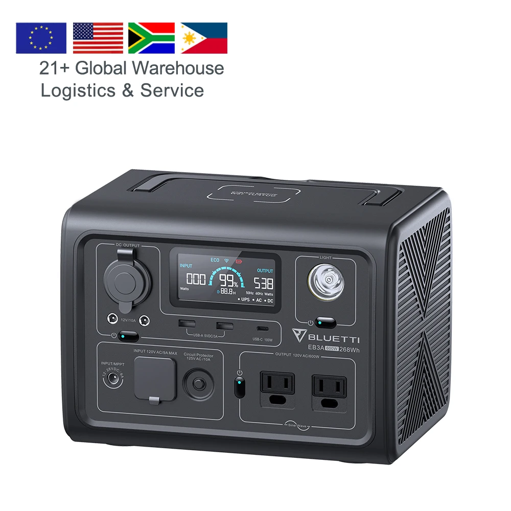 15W Wireless Charger Bank 220V Ac Generator Power Station 300W