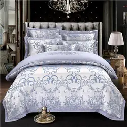 4 Pieces Luxury Queen King Sprei Draps En Coton Bedset Housse De Couette Cotton Comforter Bedding Set For Home