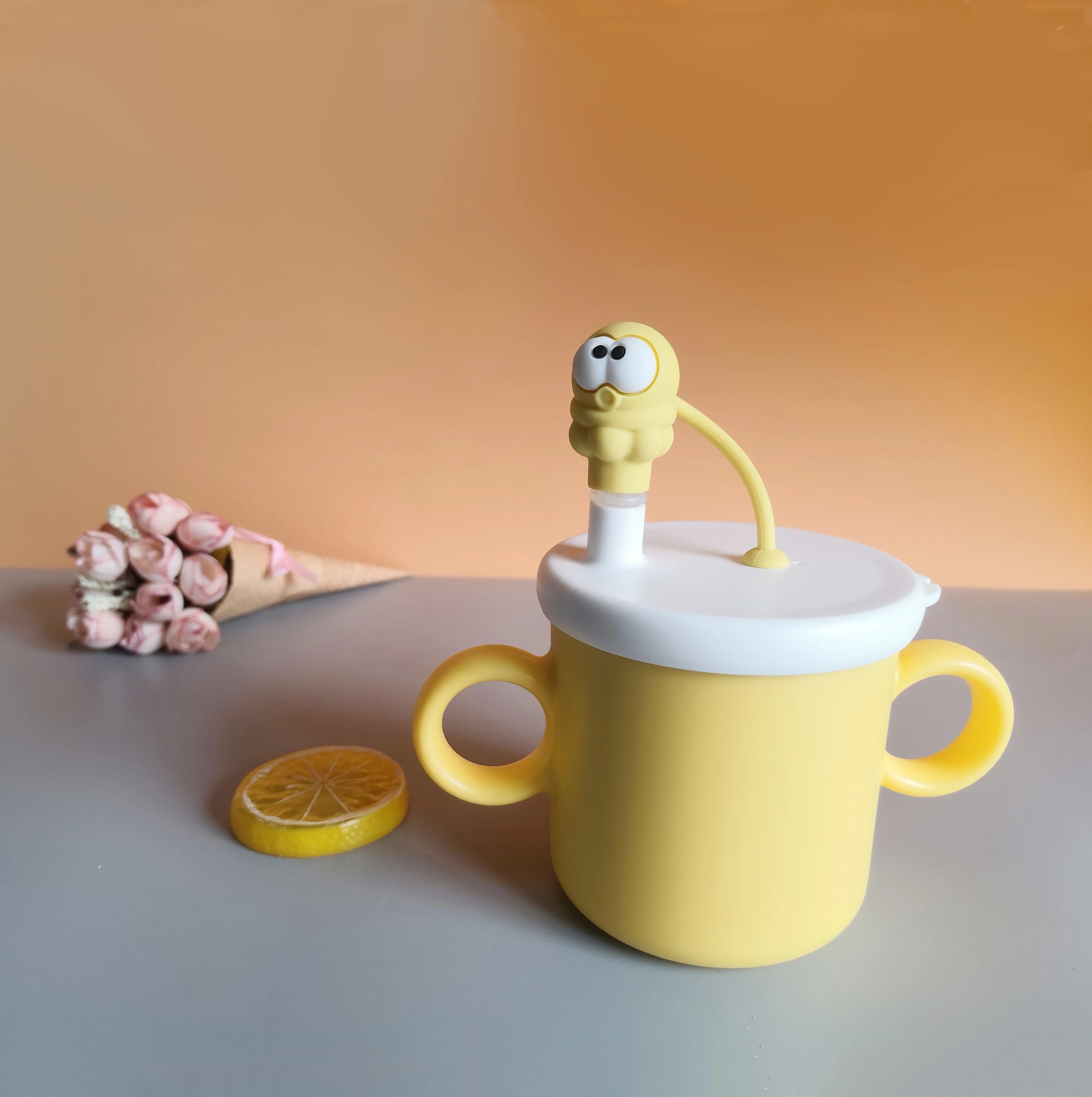 wholesale octopus stainless steel 2 in 1  baby sippy cup for toddlers