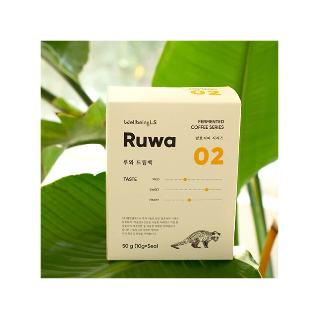 Wholesale High Quality Top Selling Royal Coffee Kopi Low Caffeine Sweet Coffee Fermented Ruwa Drip Bag Coffee