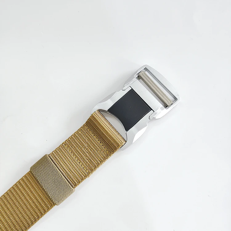 HANJUN Wholesale High Quality Male Quick Release Buckle Nylon Webbing Belt Tactical