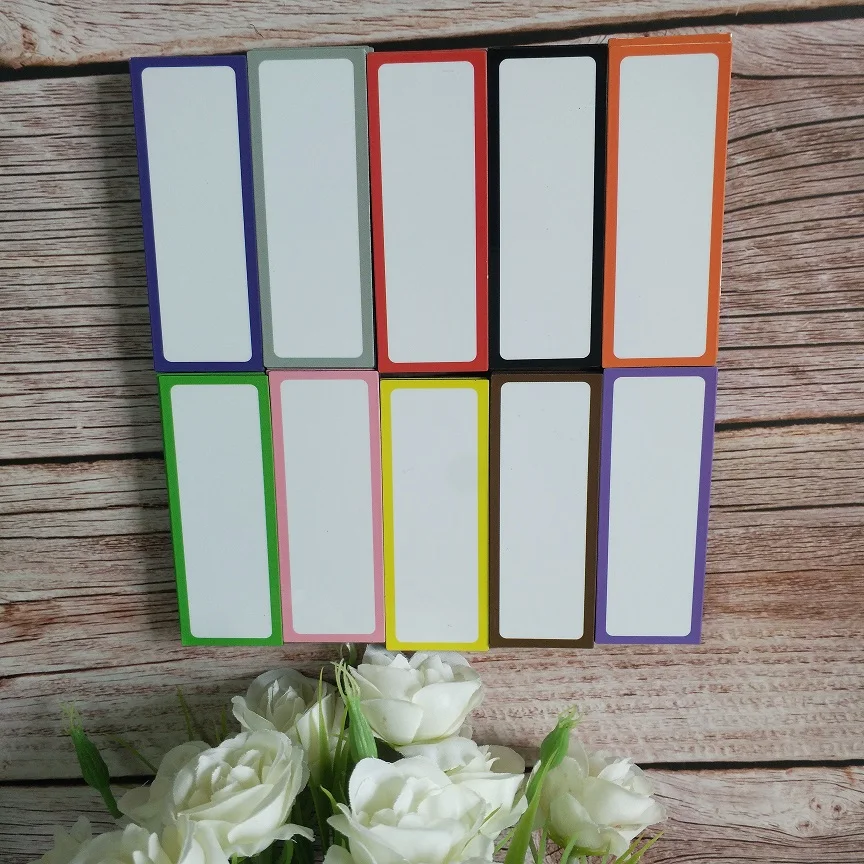 
Magnetic Dry Erase Labels, Opret 32 Pieces Writable Name Tags (3.15x1.2 inches) Blank Strips Plates Plates Whiteboard 