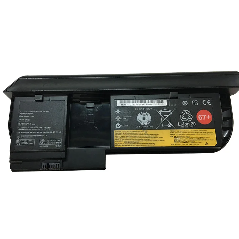 High capacity 45N1079 45N1078 battery X230T 67+ 6 cell battery pack for Lenovo ThinkPad X220 X220T X230 X230T Series 10.8V