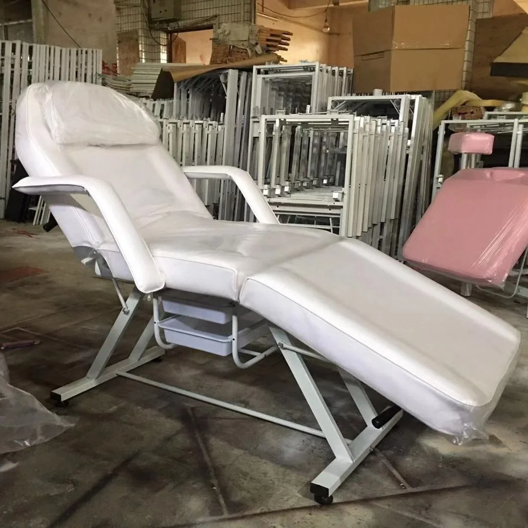 Beiqi Cosmetic Facial Bed Beauty Salon Furniture Used Wholesale Lash Extensions Bed White Electric Massage Bed
