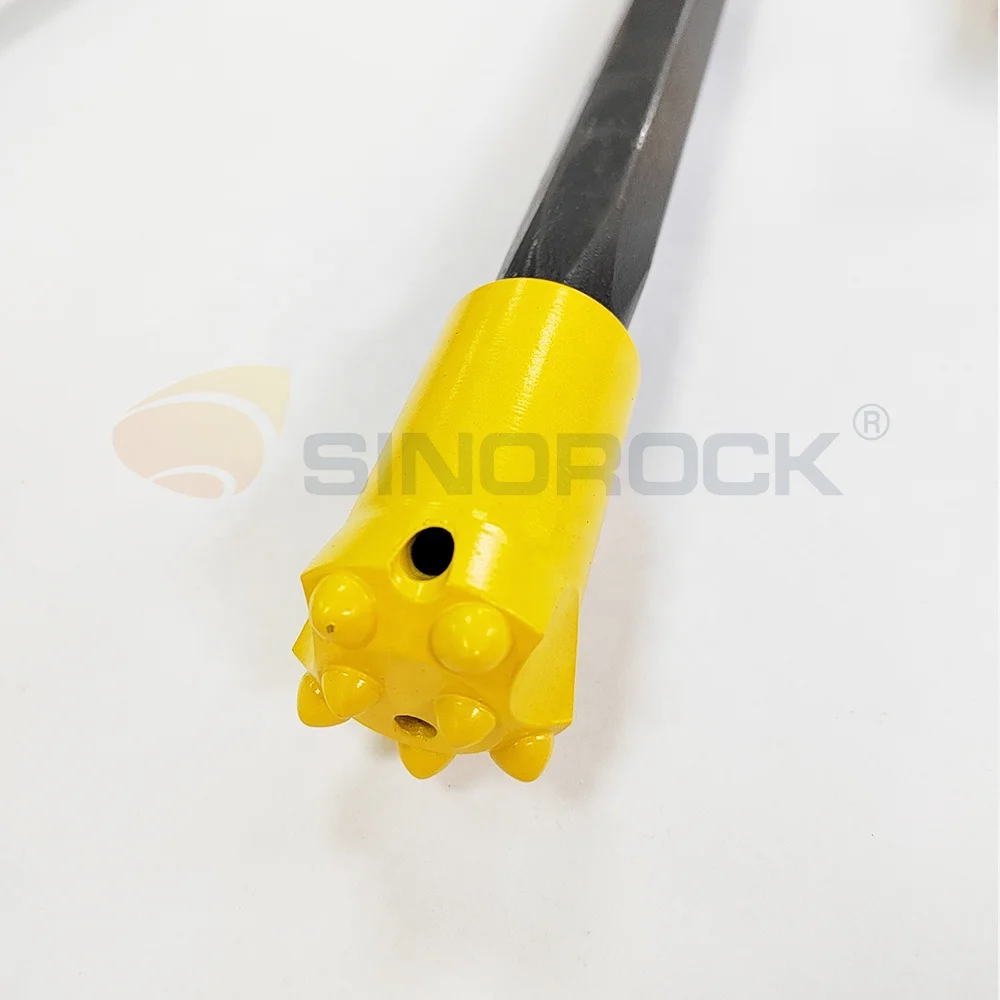 7 Degree Hard Rock Button Taper Drill Bit 32mm 36mm 38mm Customized High Performance top hammer drilling tool