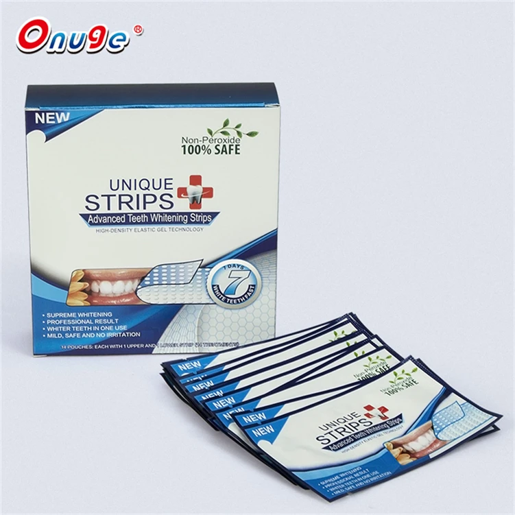 Popular luxury dental teeth whitening gel strips , tooth whitening kit for home use