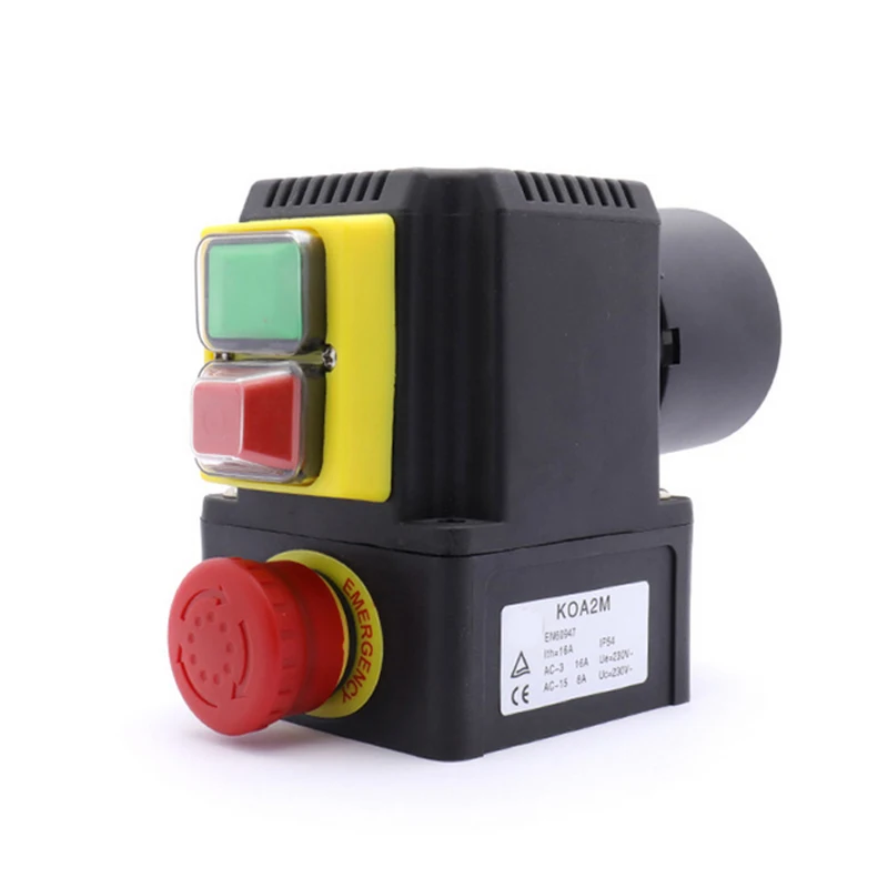 Кнопка аварийной остановки KOA2M с защитой от сбоя питания и пониженного напряжения электромагнитный переключатель