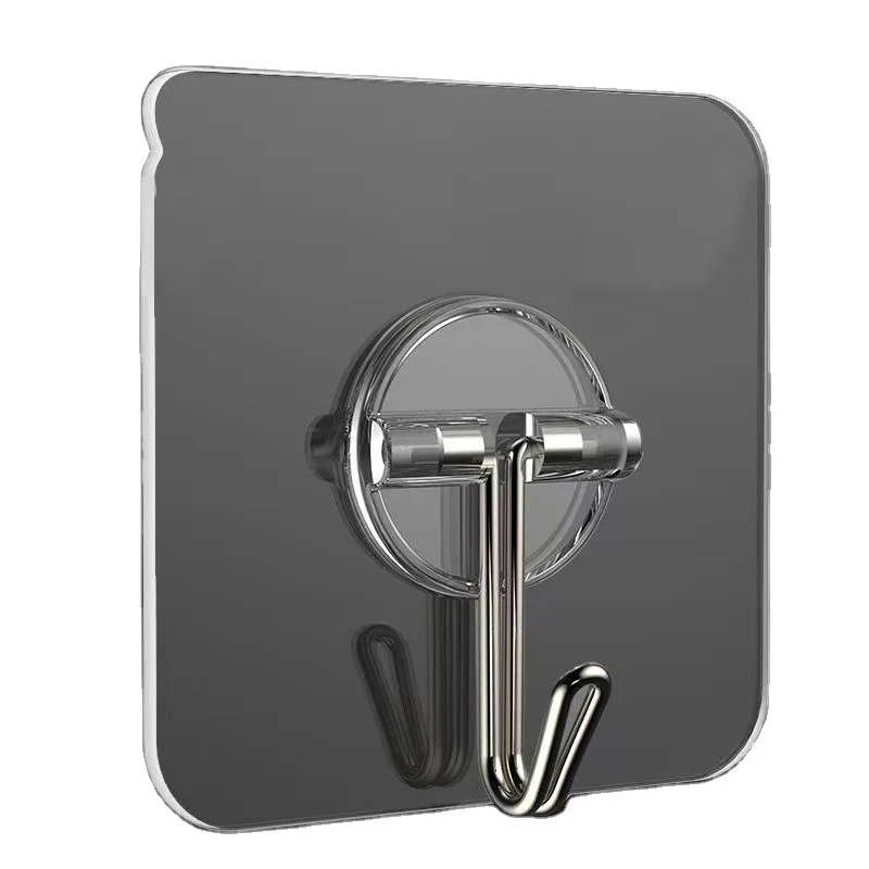Transparent Seamless Wall Self-adhesive Hook for Kitchen Bathroom Living Room Bedroom