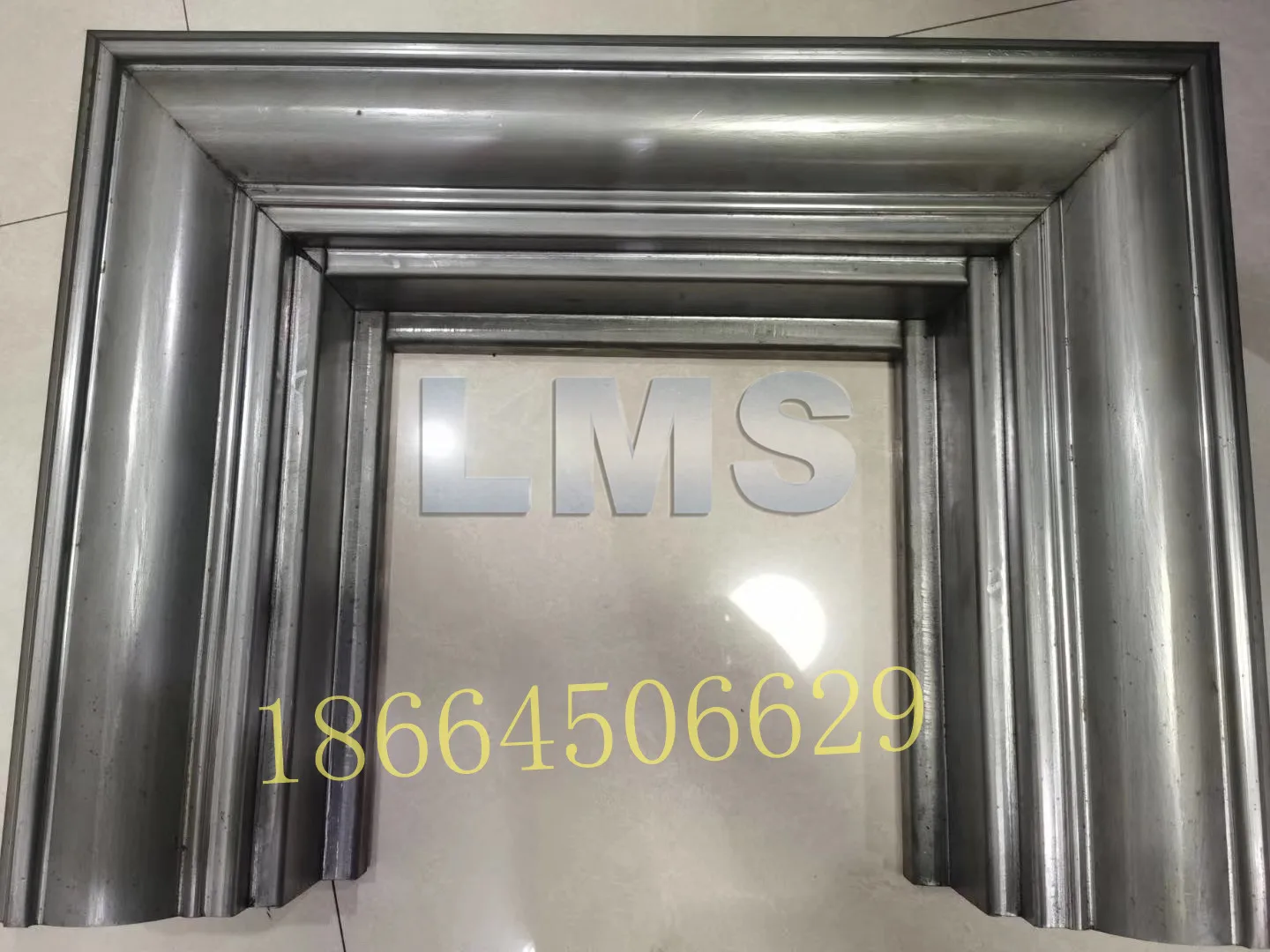 Automatic PLC Commercial Doors Industrial Doors fireproofing customized  door frame forming machine