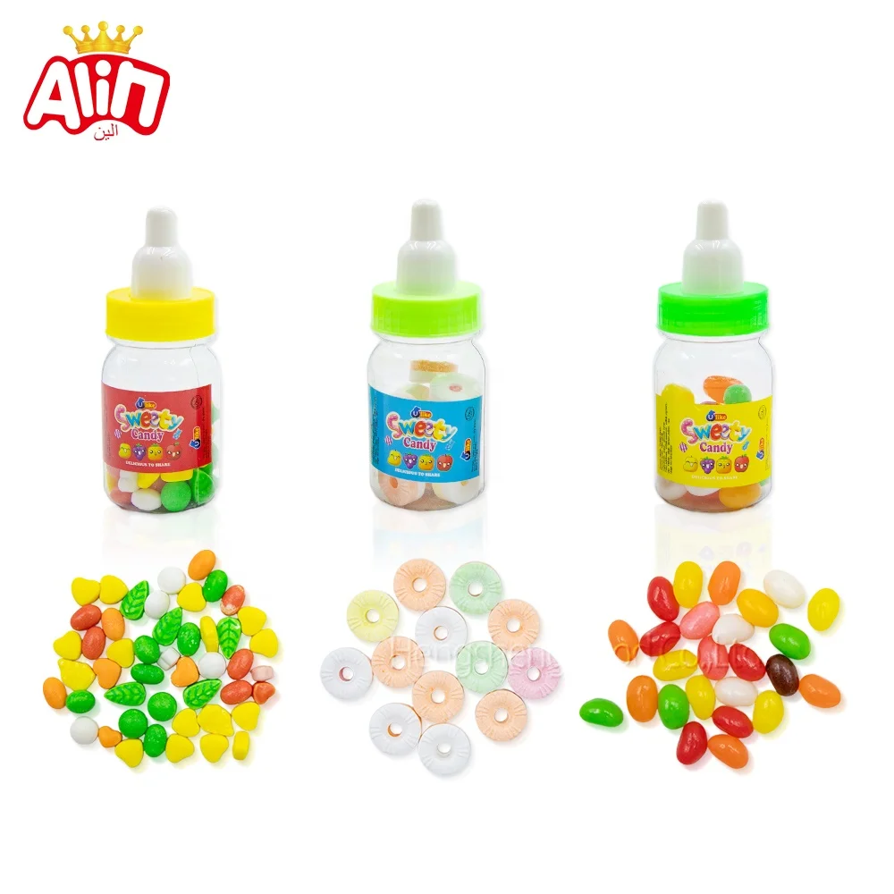 candies and sweets bulk halal sweets Big bottle baby bottle candy pacifier candy