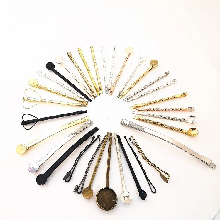 YDM Metal Snap Hair Clips Gold Girls Woman Hairpins Claw Barrettes For Ladies Adult Hair Hairgrips Hair Accessories